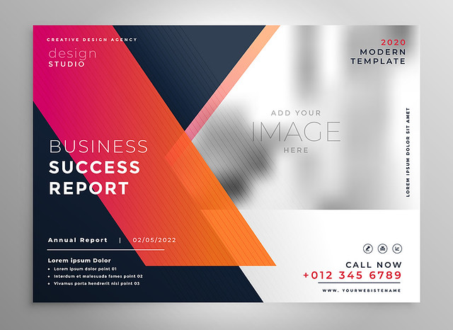creative business flyer design template