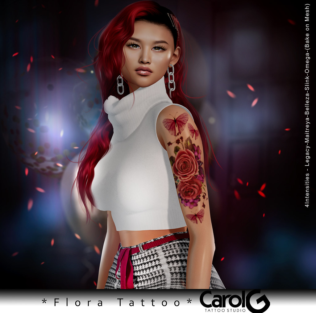 Flora Arms Tattoo [CAROL G]