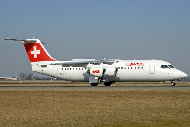 HB-IXO RJ100 cn 3284 Swiss European Airlines 060313 Schiphol