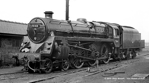 britishrailways standard class5 5mt 460 73144 steam darlington 51a mpd countydurham train railway locomotive railroad