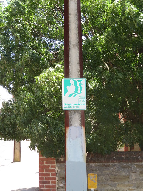 1980s Neighbourhood Watch sign