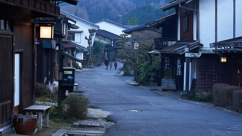 japan nagano tsumago old historic street dusk sony a7rm3 tamron 2875mm f28 rxd 妻籠宿 長野