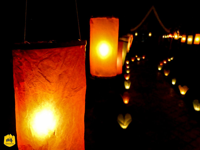 Light Festival of Luang Prabang, Laos - October 2019