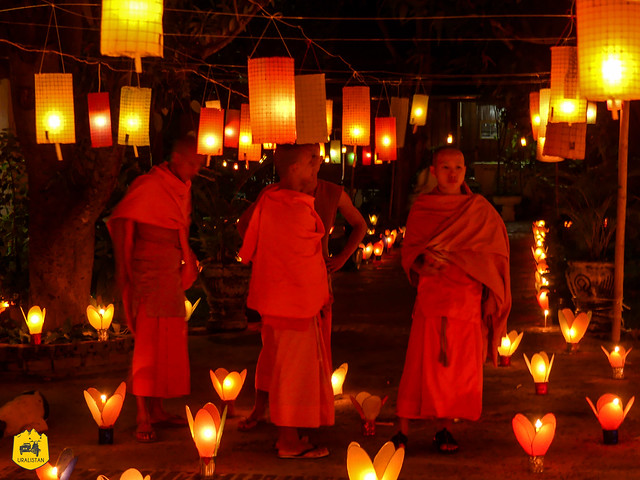 Light Festival of Luang Prabang, Laos - October 2019