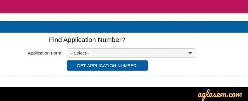 NCHMCT JEE find application number