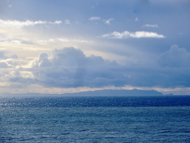 rain clouds over catalina island