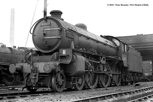 britishrailways thompson lner b1 260 61037 jairou steam darlington 51a mpd countydurham train railway locomotive railroad