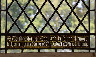 forty-seven years Rector of St Michael-at-Plea, Norwich