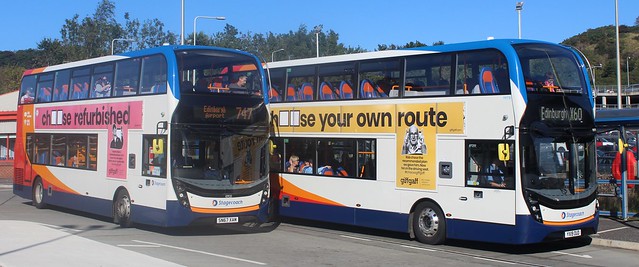 10920 SN67 XAM & 11178 YX19 OUD Stagecoach In Fife