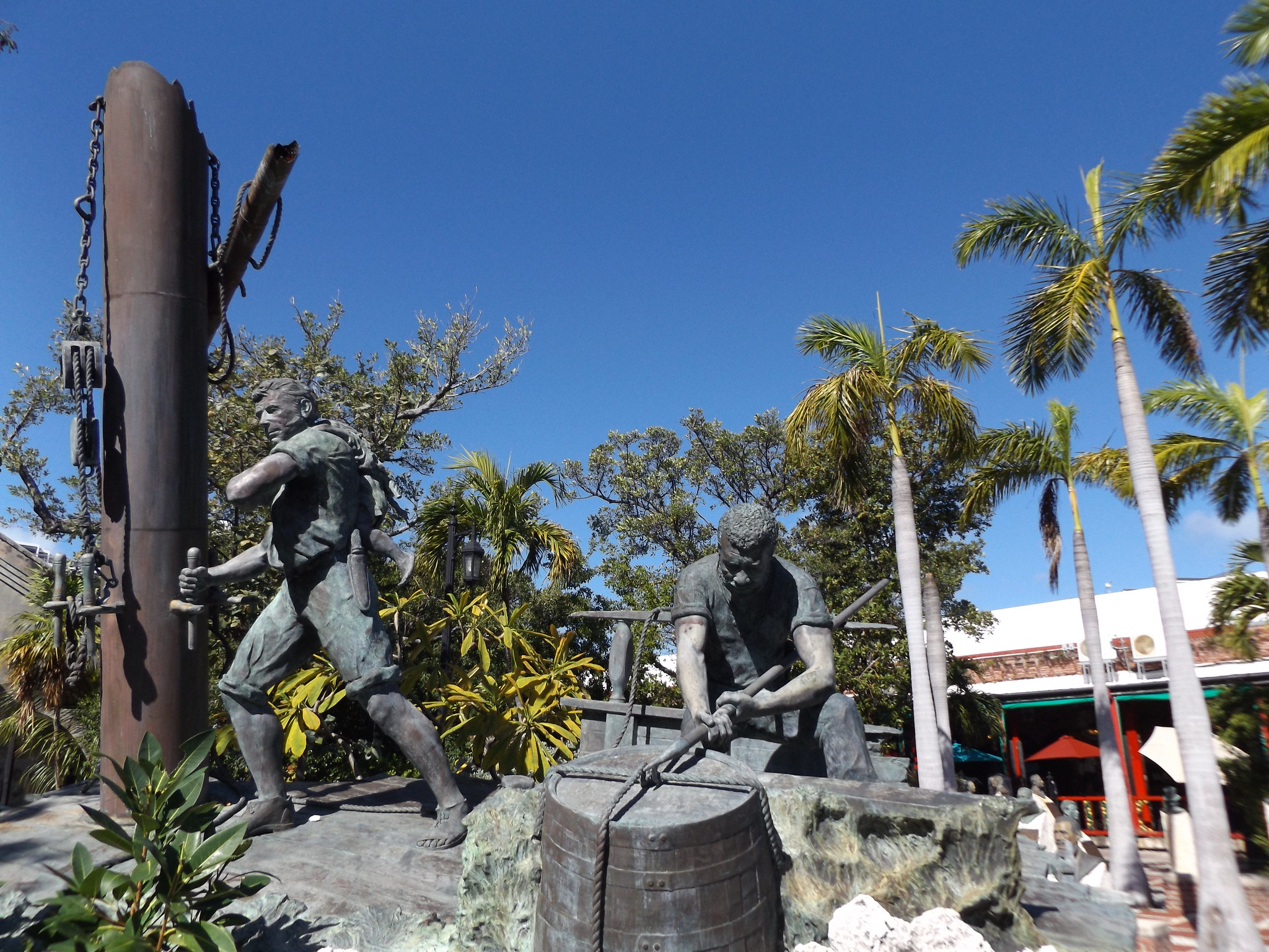 The Wreckers Sculpture, Key West, Florida, United States, 28 December 2019