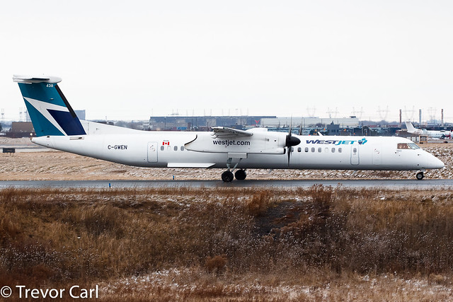 WestJet Encore | C-GWEN | Bombardier DHC-8-402 Q400 | YYZ | CYYZ