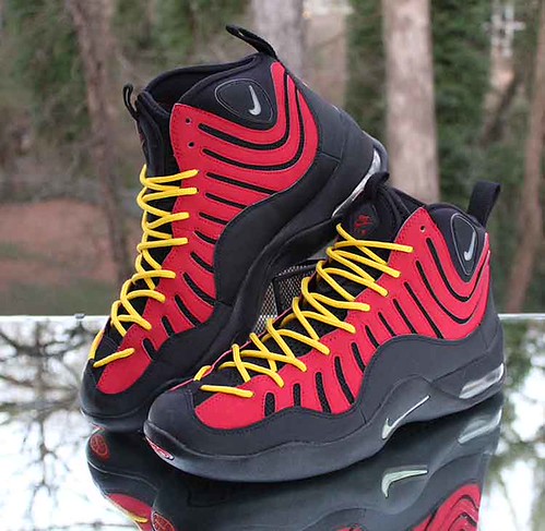 Nike Air Bakin Men’s Size 11 OG Black Red Yellow 316383-001 | by reddealsonline