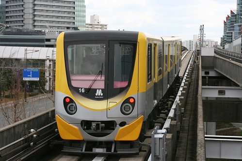 Osaka Metro 200 series in Trade Center-Mae.Sta, Osaka, Osaka, Japan /Jan 1, 2020