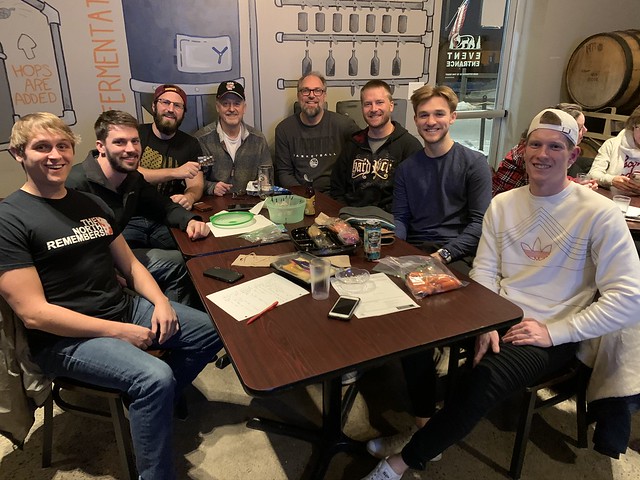 Wednesday, January 1 at OMNI Brewing - 2nd Place: Big Small Table (43 points)