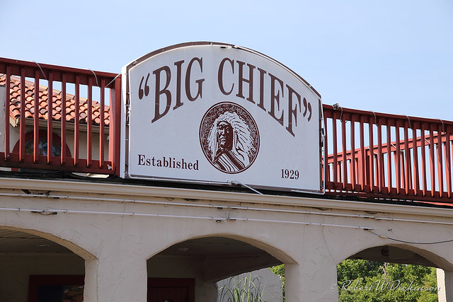 Historic Big Chief Restaurant on Route 66 in Wildwood, Missouri