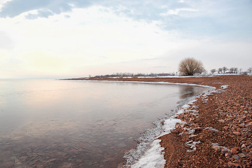 Kaphagay by busitskee, Frozen Kapchagay, Kazakhstanlake frozen freeze ice water sky landscape waterscape tree outdoor natur