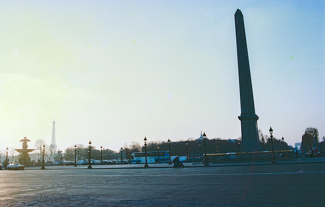 Place de la Concorde taken by film in 1998