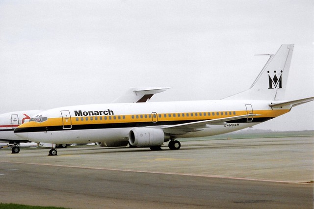 G-MONM Boeing 737-3Y0 cn 24256 ln 1629 Monarch Airlines Luton 17Mar92