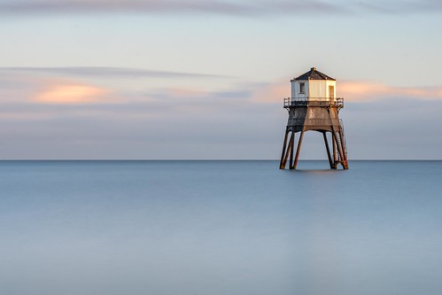 longexposure coast dovercourt essex lighthouse sea sunset lowlighthouse