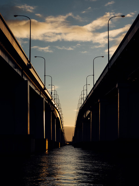 琵琶湖大橋の間