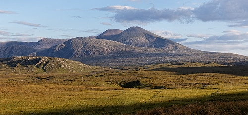 foinaven mountain scotland scottishhighlands sutherland pano panorama landscape ganumòr ceanngarbh achèirgorm foinnebheinn cnocamhadaidh
