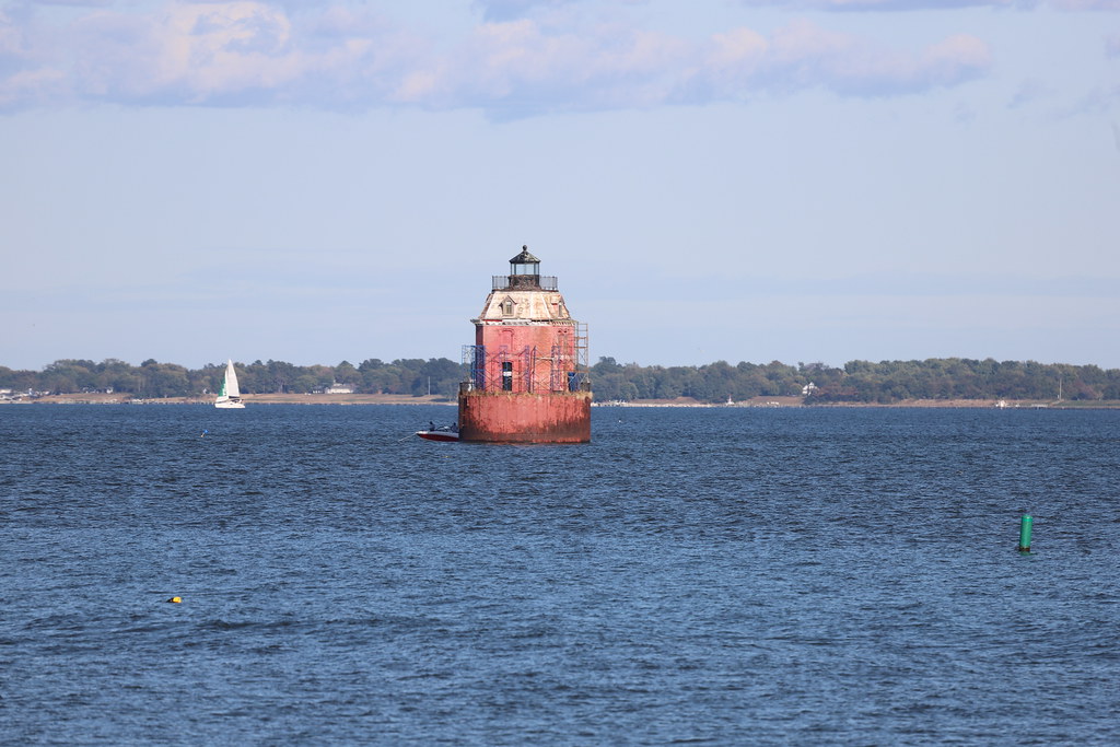 Sandy Point Shoal Light from Sandy Point State Park (Annapolis, Maryland) - October 10th, 2019