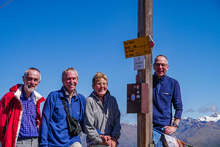 03.09.2013 Gruppenfoto auf dem Gipfel Piz Cavalatsch, 2.763 m