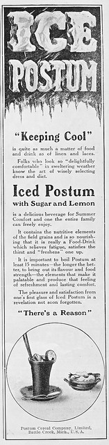 ICE POSTUM - McCalls Magazine August 1910
