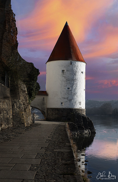 Schaibling's Tower - one of Passau's landmarks.