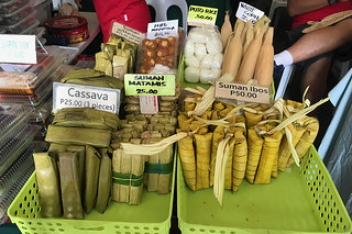 Manila - Salcedo Farmers Market cassava suman selection