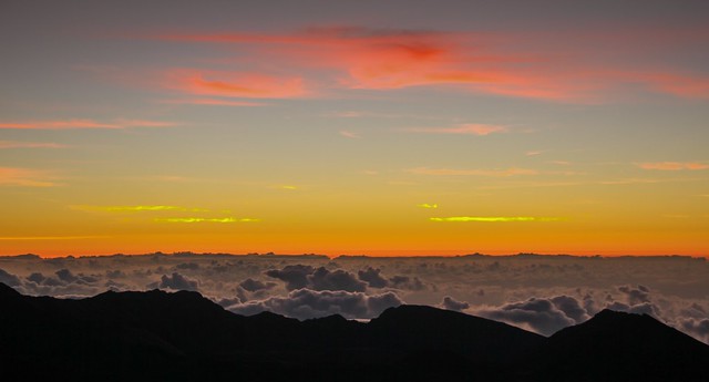 sunset Haleakala, Maui HI