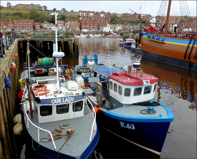 Whitby boats.