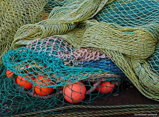 The colors of  fisher nets