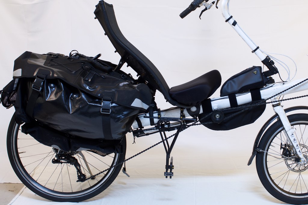 » Ortlieb Recumbent bags on a Bacchetta Giro bike Mile42