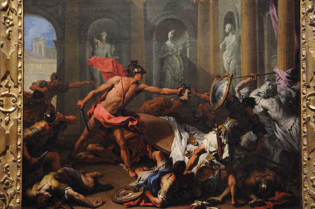 Perseus Confronting Phineus with the Head of Medusa - Sebastiano Ricci