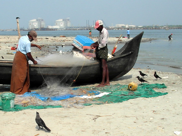 kochi fishermen and their helpers