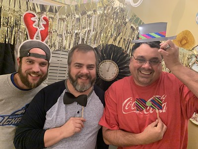 Taylor, Greg, and John NYE 2019