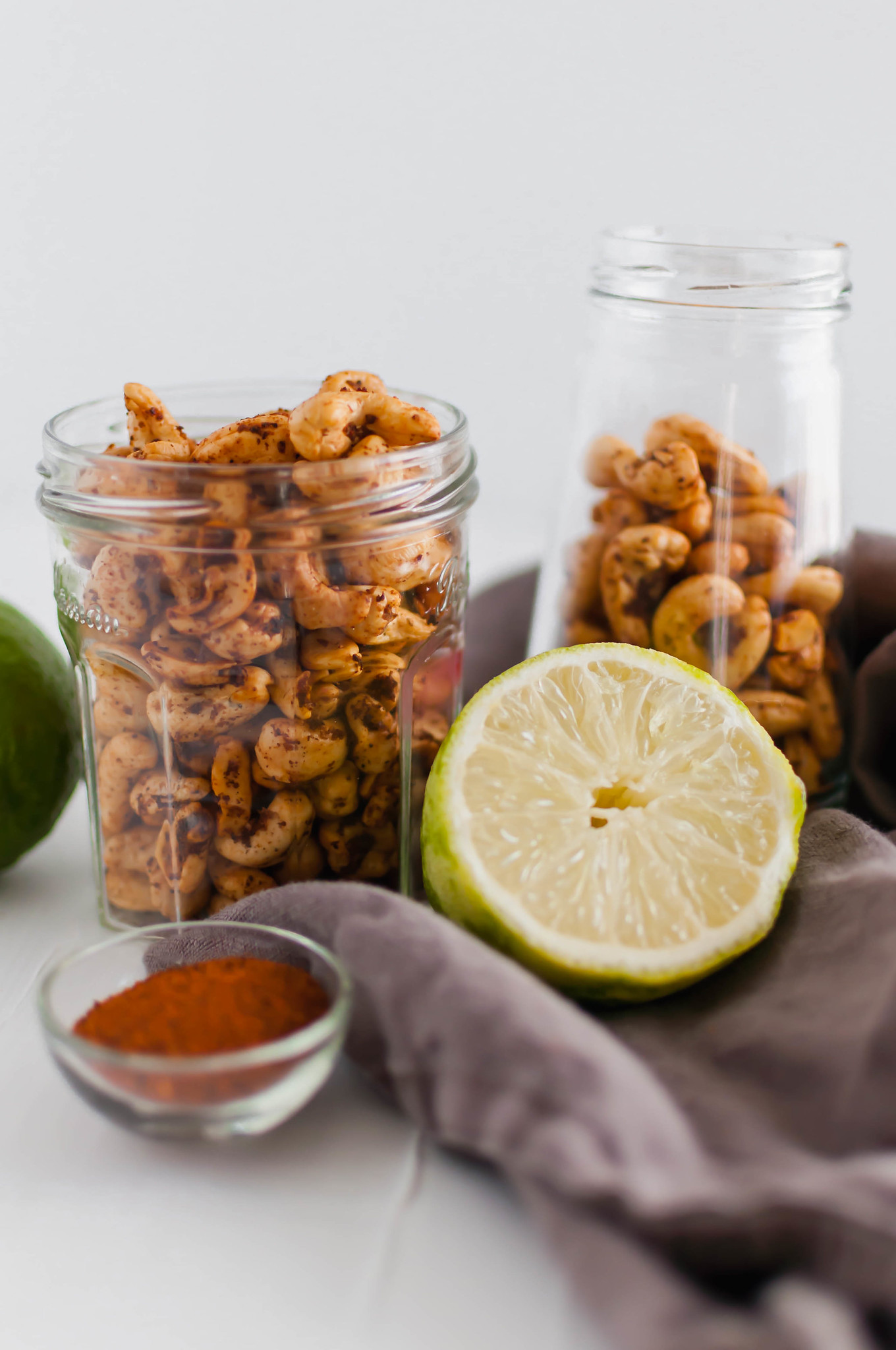 Meet your new snack addiction, Chili Lime Cashews. Spiced with chili powder, fresh lime zest and juice then roasted to crunchy perfection.