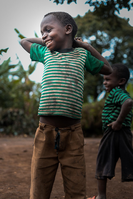 Happy Tanzanian children in Mbozi