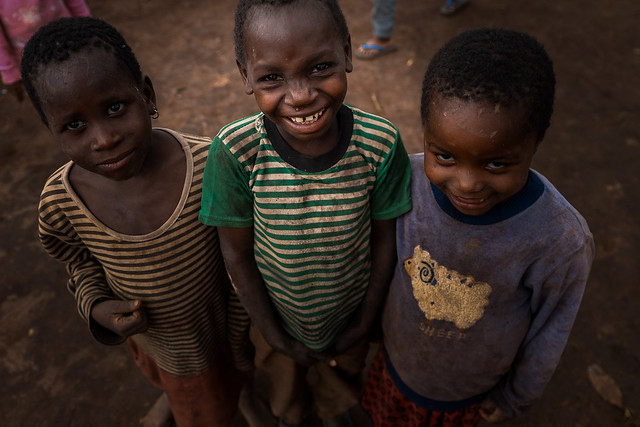 Happy Tanzanian children in Mbozi