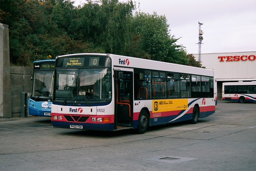 97 P432 YSH Scania L113CRL Axcess Ultraflow B40F First 61052 Falkirk 16-7-05 | by edwardjbusst