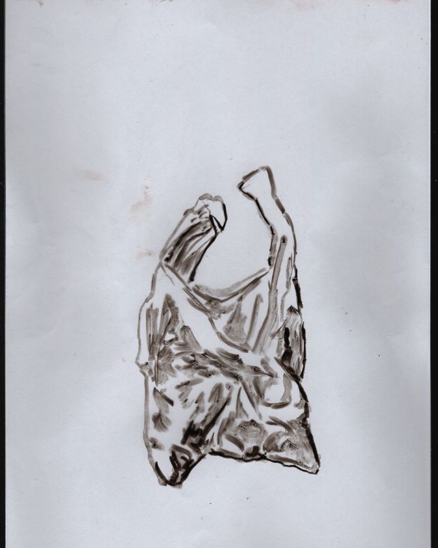 Throwback Thursday.  #plastics #plasticbag  #recycling #waste #singleuseplastic #climatechange #greens  #environmentalist #textiles #polyethylene  #extinctionrebellion #extinction #stilllife #stilllifepainting  #illustrationartists #melbourneartist #arte