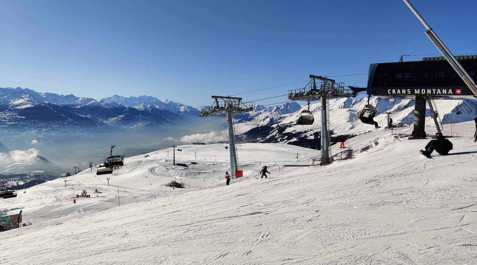 At the top of the Arnouva-Cry d'Er chairlift