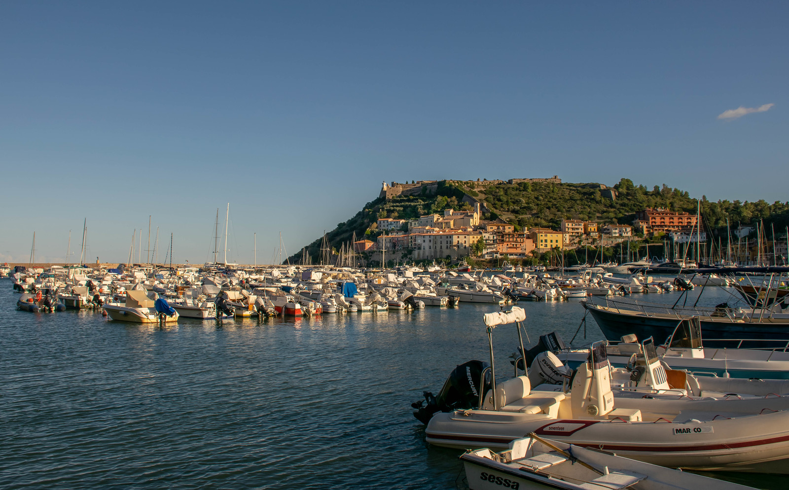 Porto Ercole, a beautiful town in Tuscany off the beaten path, Italy