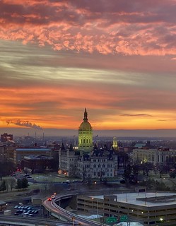 Sunrise over The Capitol - Hartford, CT