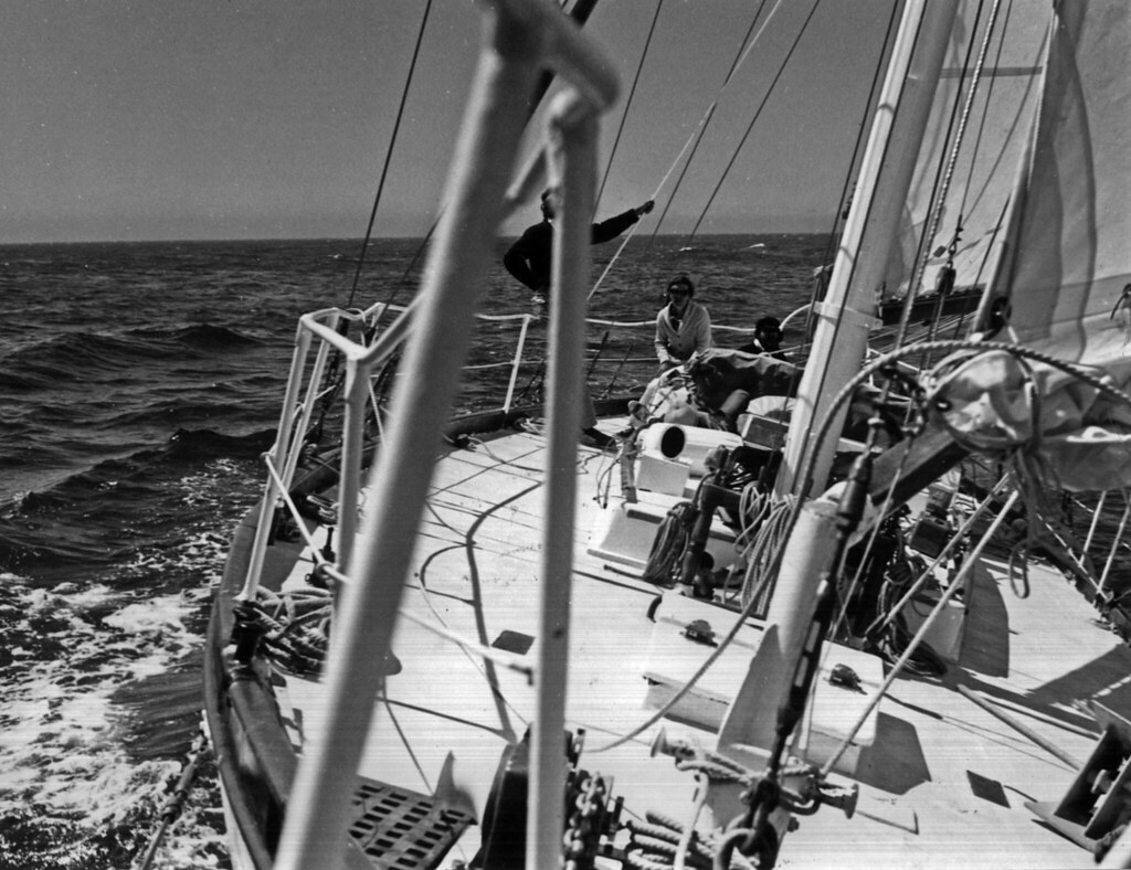 Sailing aboard the San Juan 1974