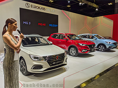 MG re-enters the Singapore market and launches 3 models at the Singapore Motorshow 2020.