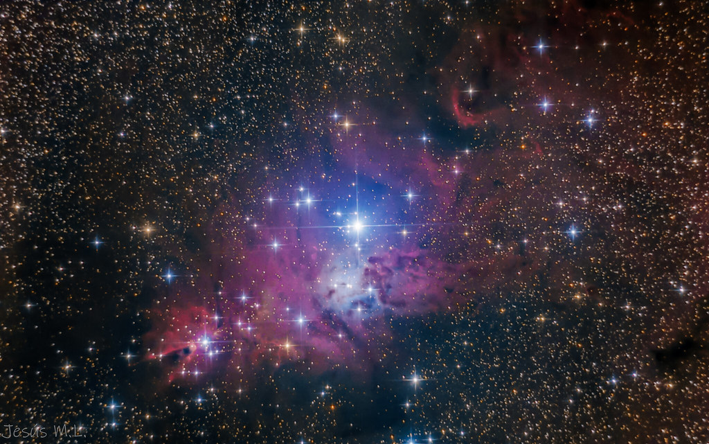 NGC 2264, nebulosa del cono, cúmulo árbol de navidad