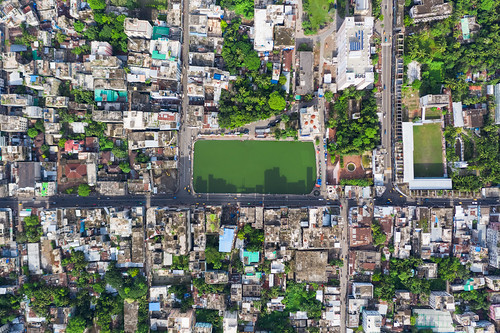 barishal bangladesh aerial drone city cityscape life