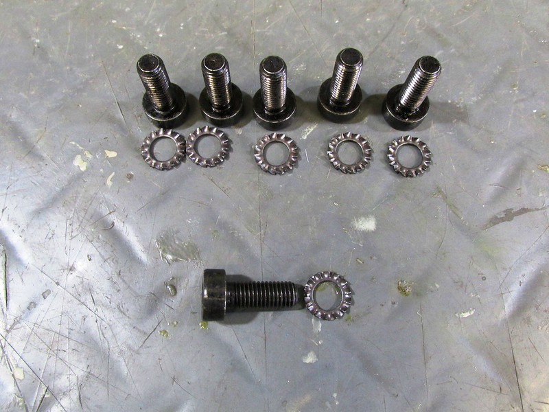 New Clutch Bolts with Washers